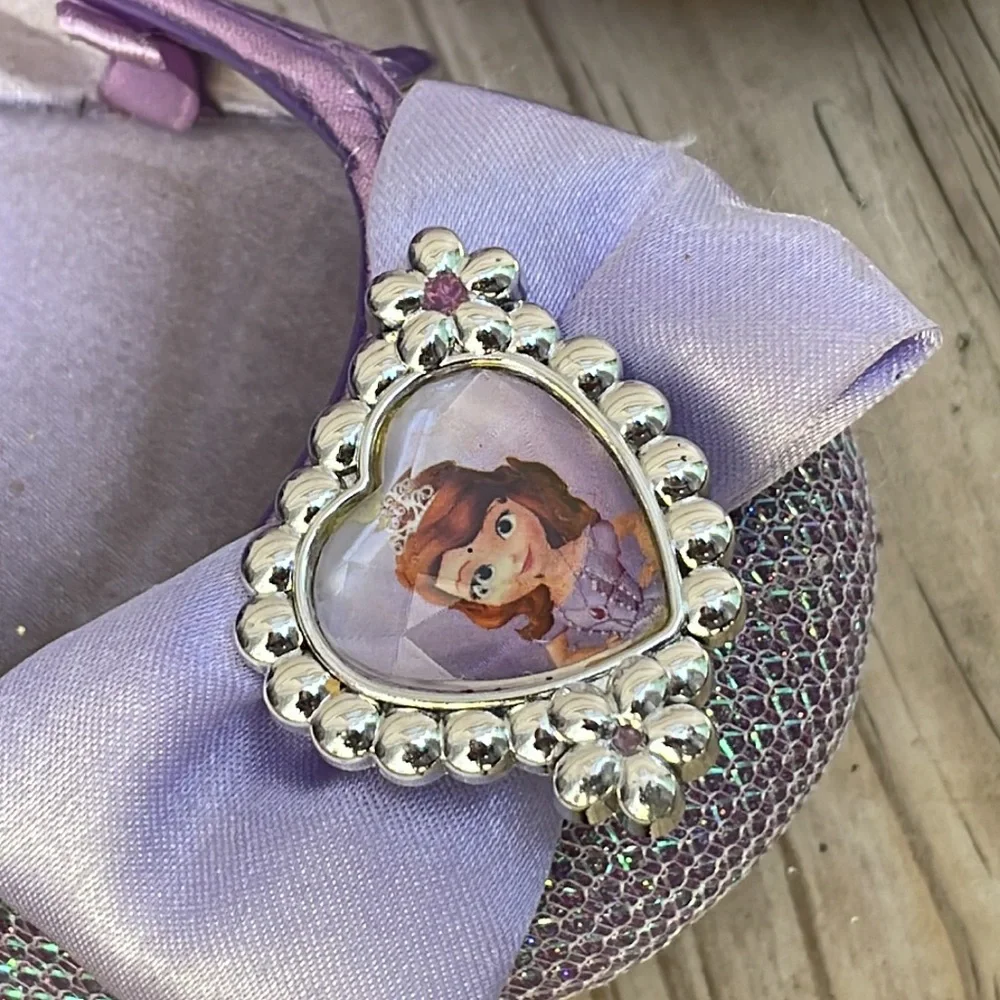 Disney- Sophia the First Dress Up Shoes Size 7/8